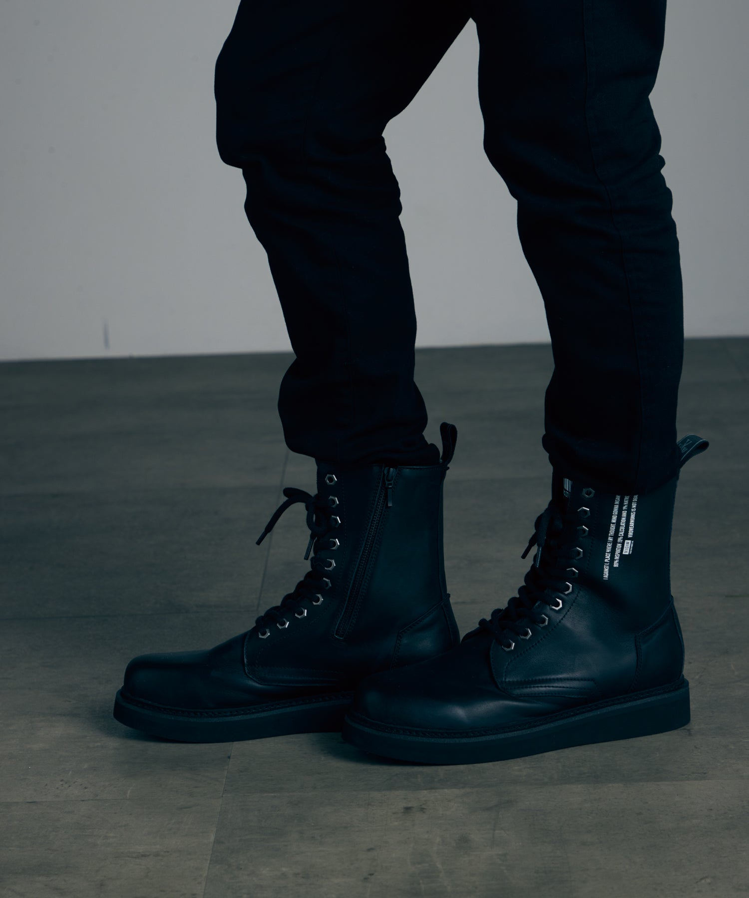 Dignified military boots