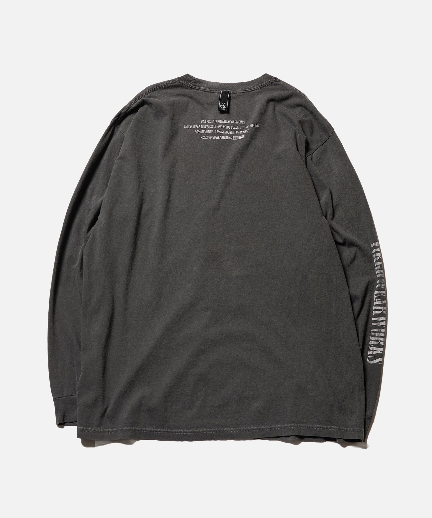 FUZZ 褪色長袖 T 恤