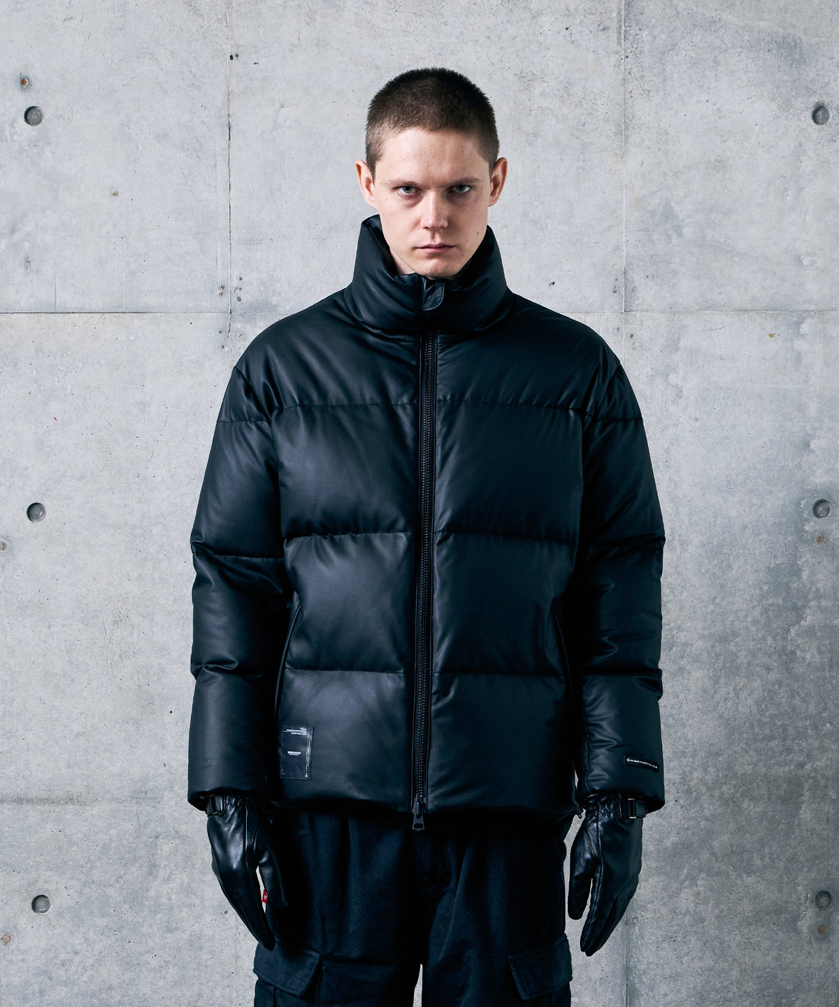 PRIME LEATHER DOWN JACKET