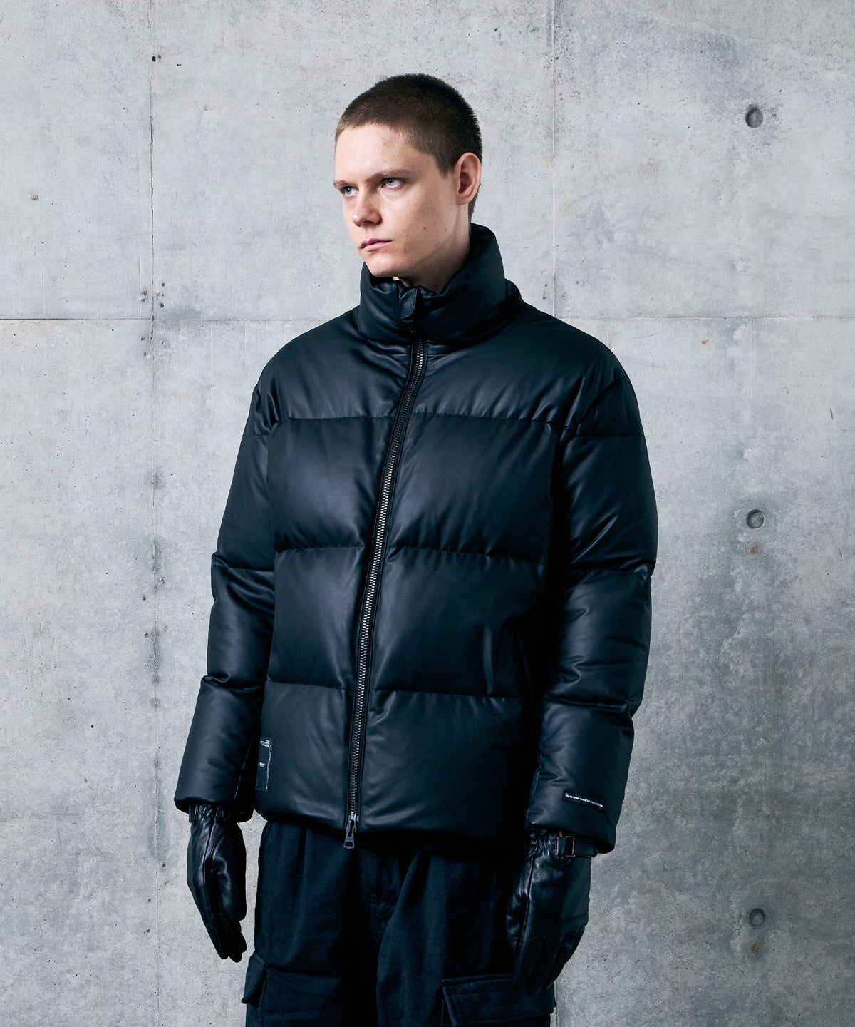 PRIME LEATHER DOWN JACKET