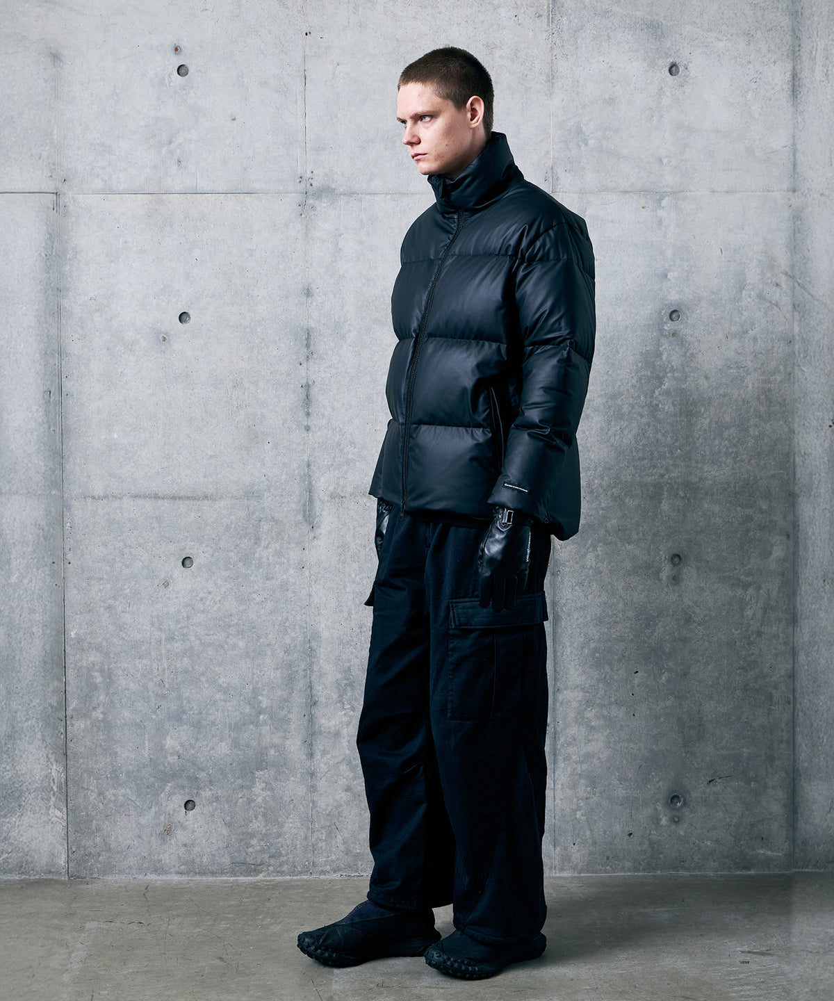 PRIME LEATHER DOWN JACKET