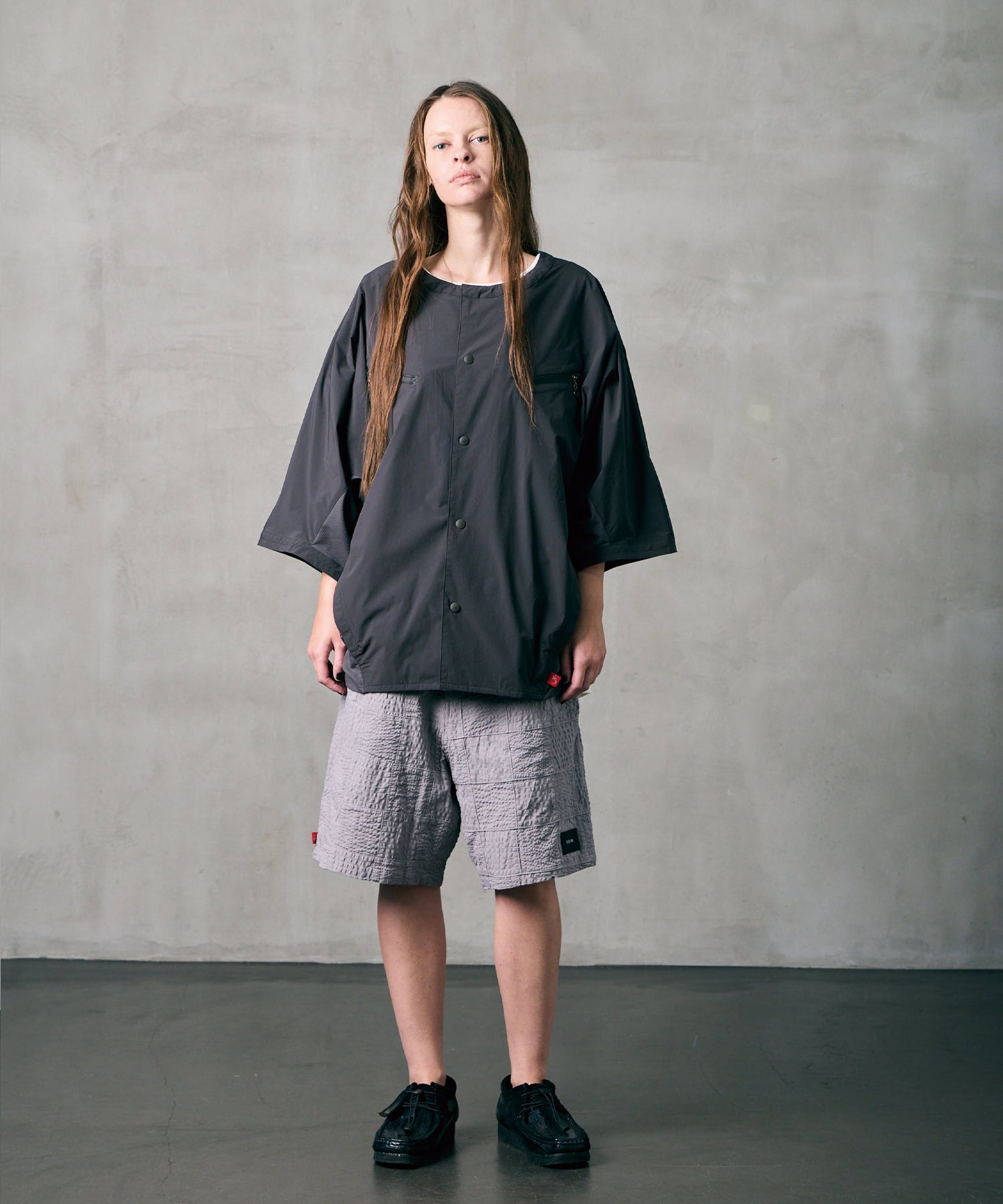 DYNAMIC DOLMAN SNAP SHIRT