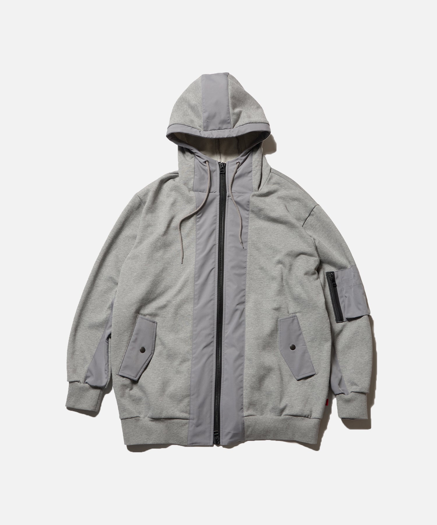 都市暗影拉链连帽衫