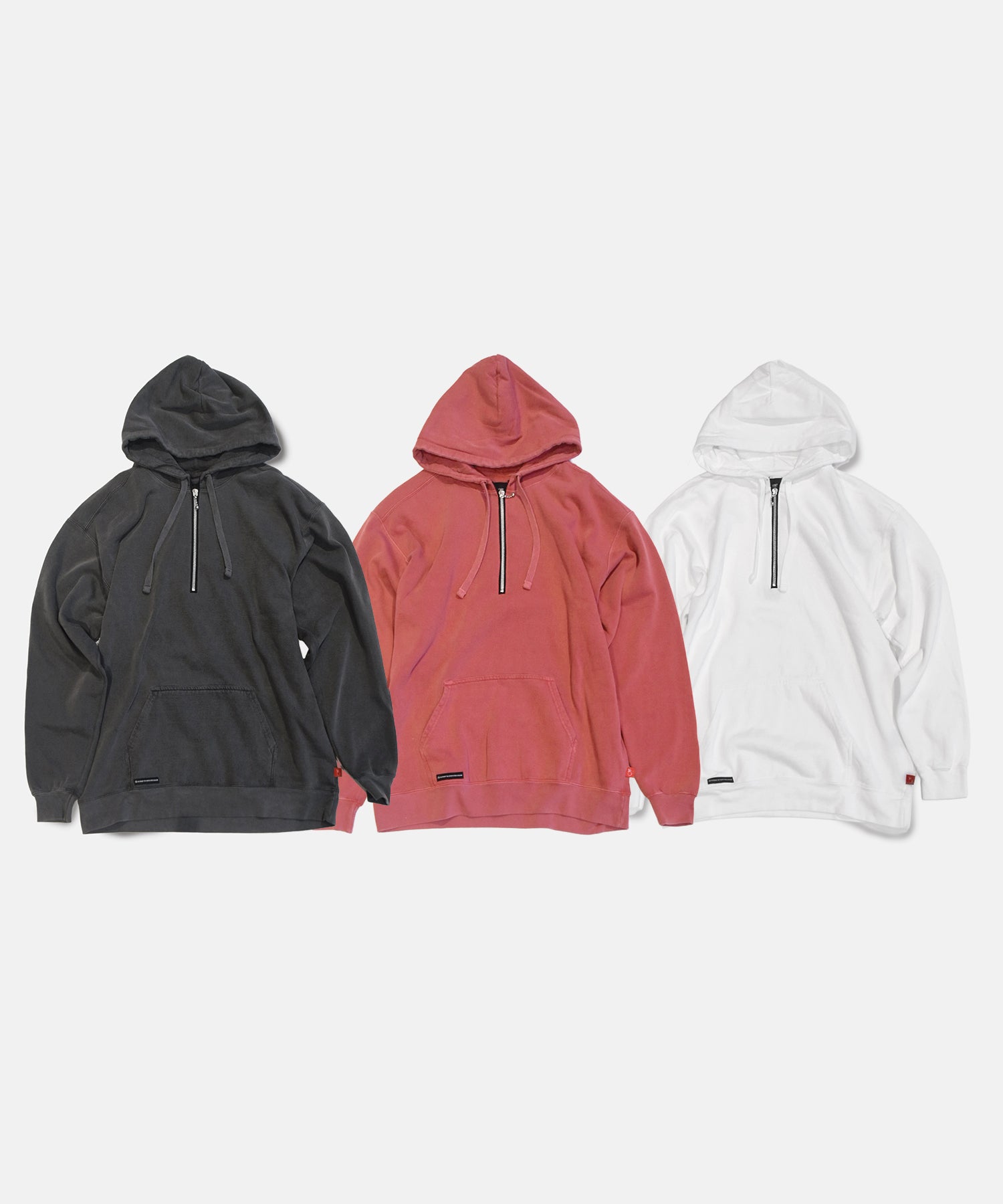AFTERFADE HALF ZIP HOODIE