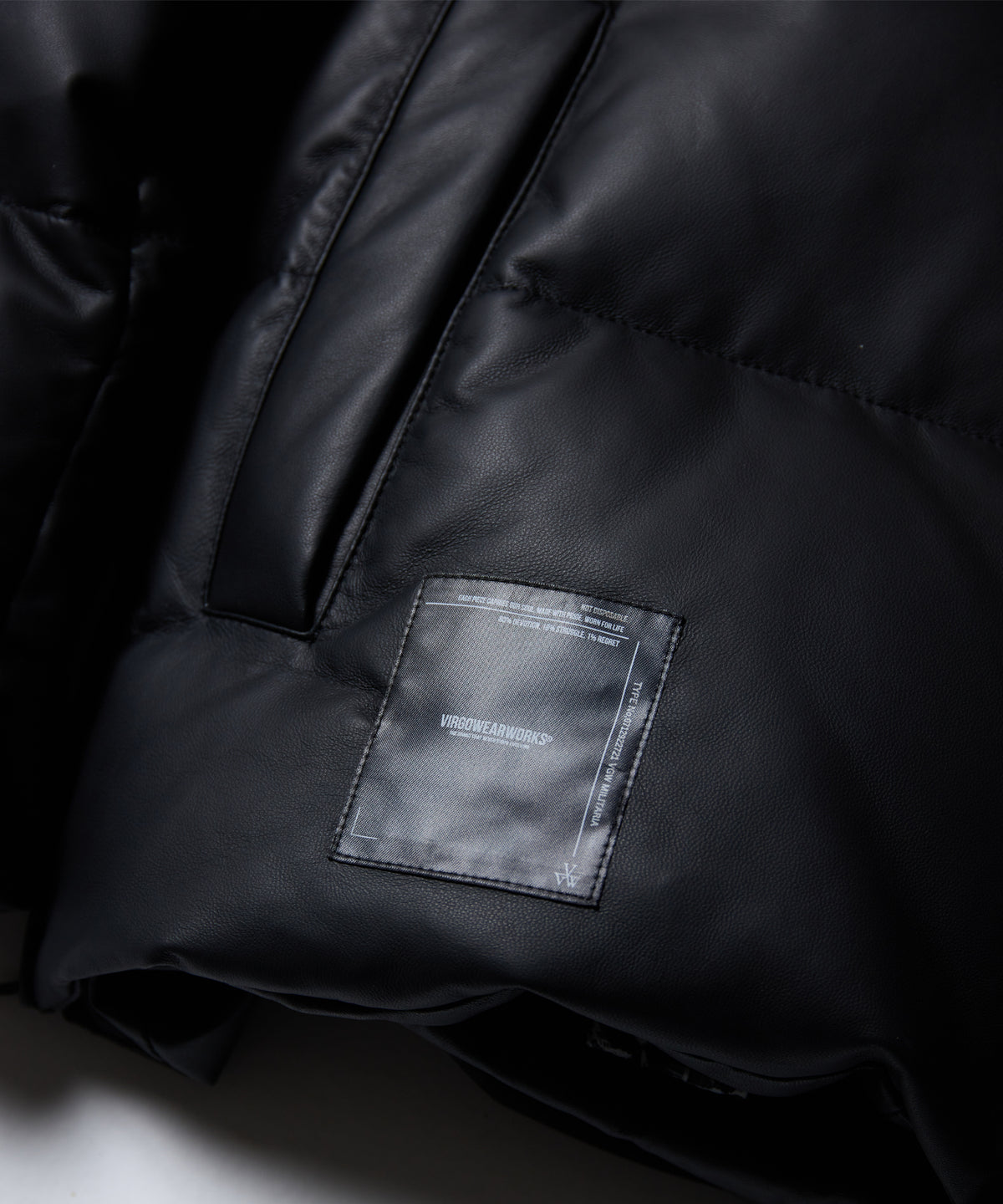PRIME LEATHER DOWN JACKET