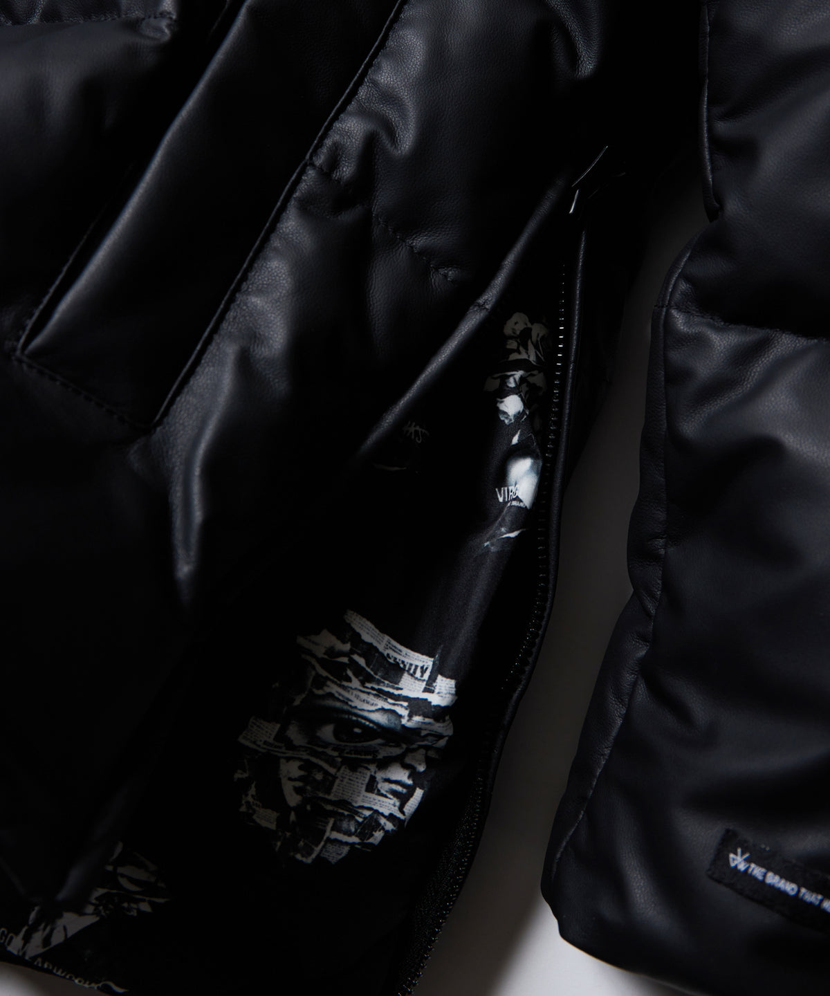 PRIME LEATHER DOWN JACKET