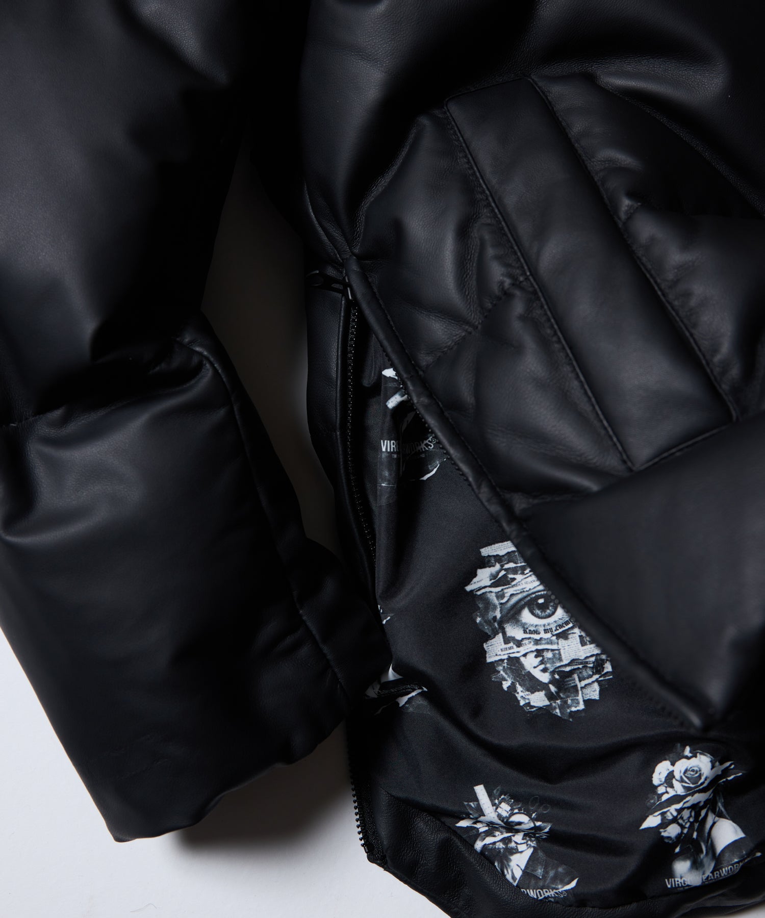 PRIME LEATHER DOWN JACKET