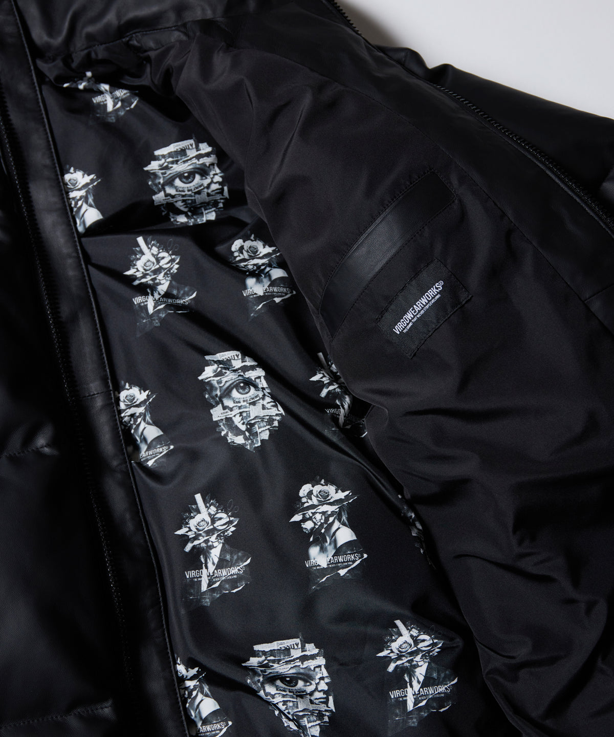 PRIME LEATHER DOWN JACKET