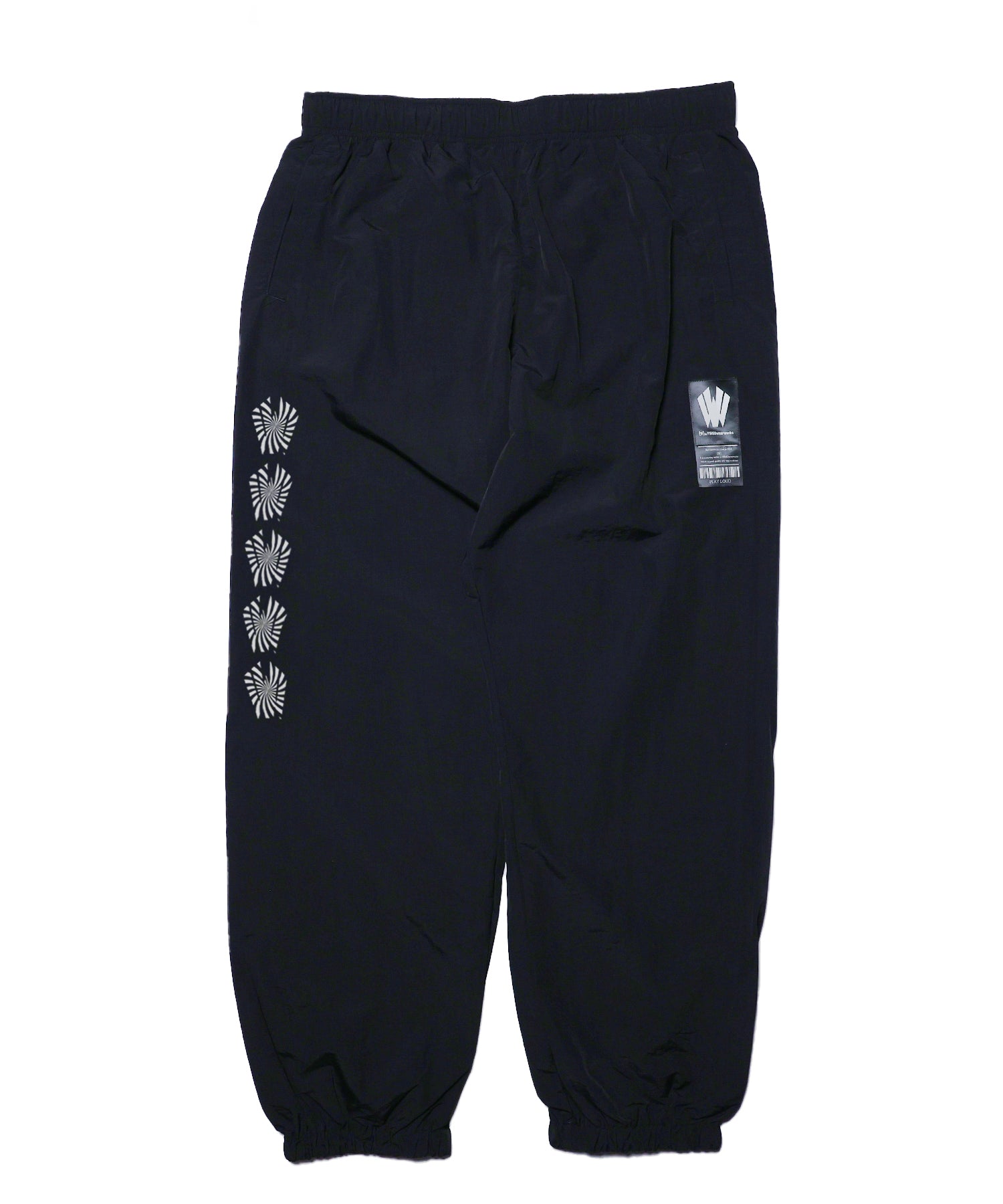 Warp logo nylon pants