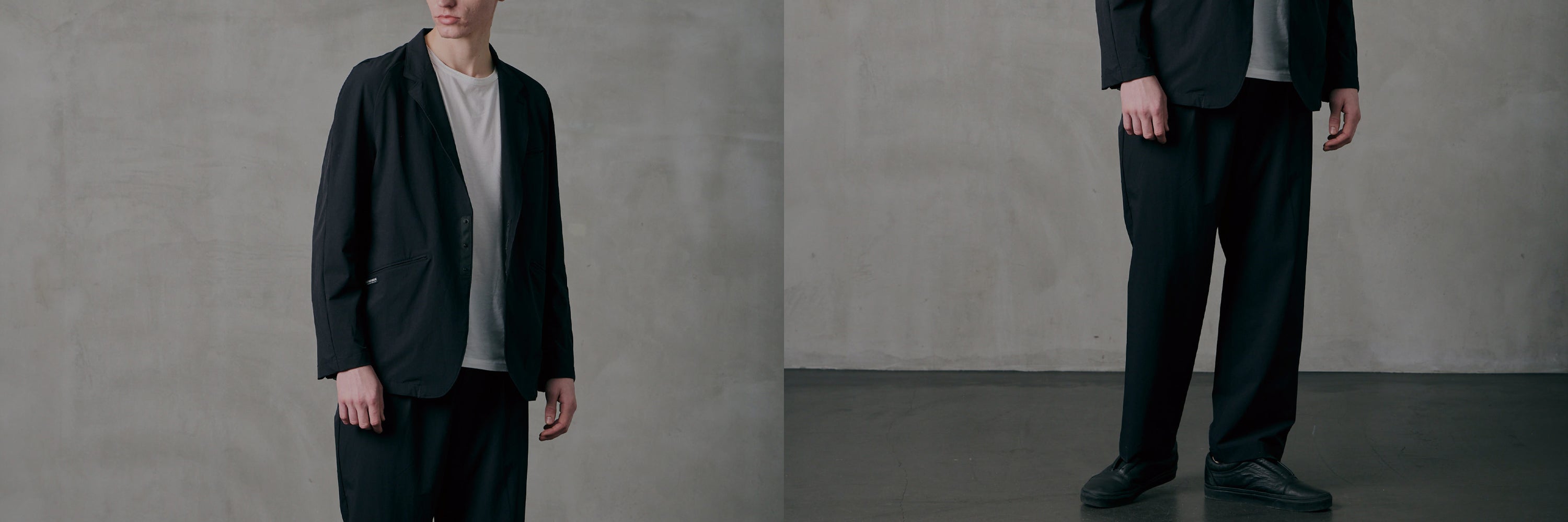 URBAN GRACE BLAZER ＆ NYLON SLACKS