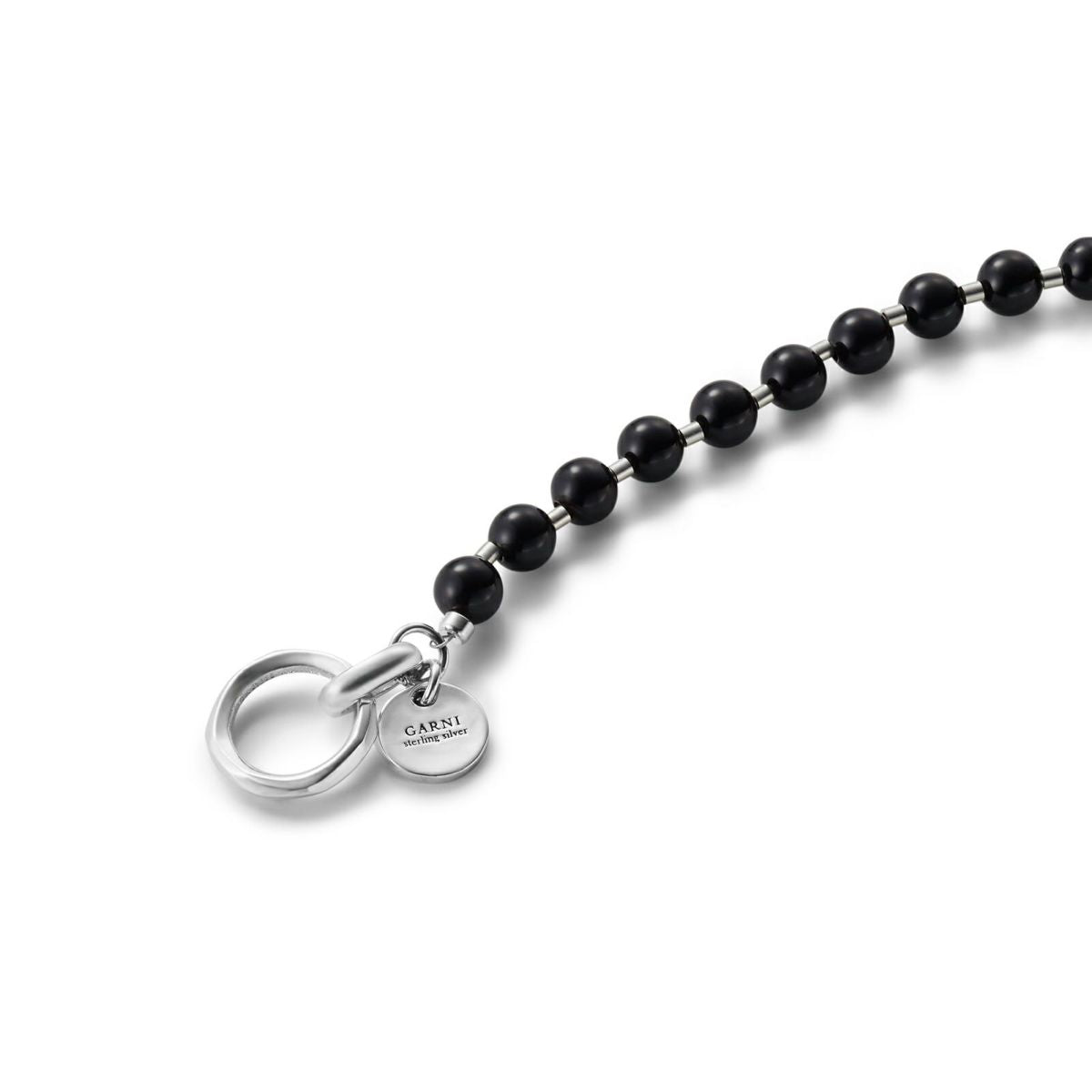 GARNI]/Stone Ball Chain Bracelet