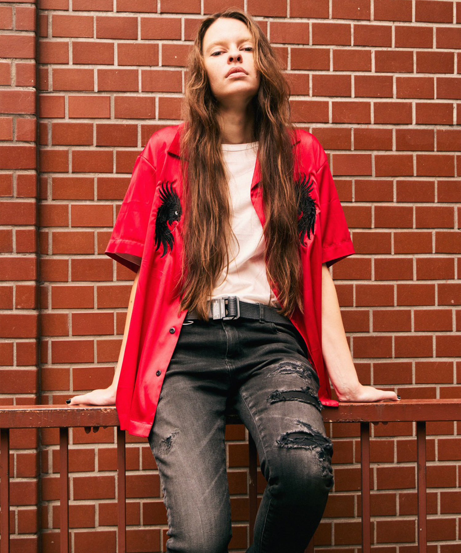 LUXE BOWLING SATIN SHIRT
