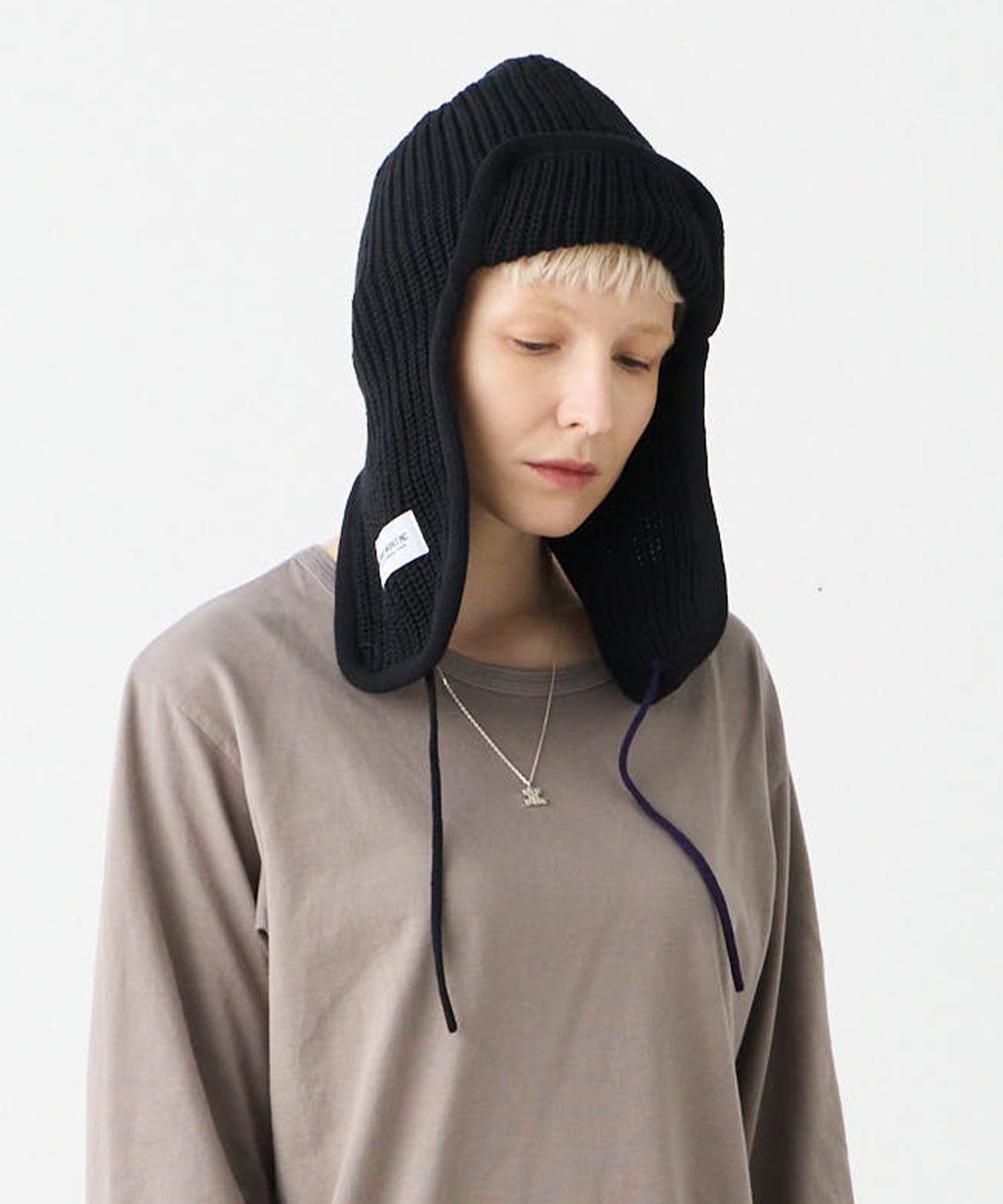 【説明欄必読】 HUNTISM VIRGOwearworks ニットキャップ HUNTISM×VIRGOwearworks] RABBIT EAR KNIT CAP