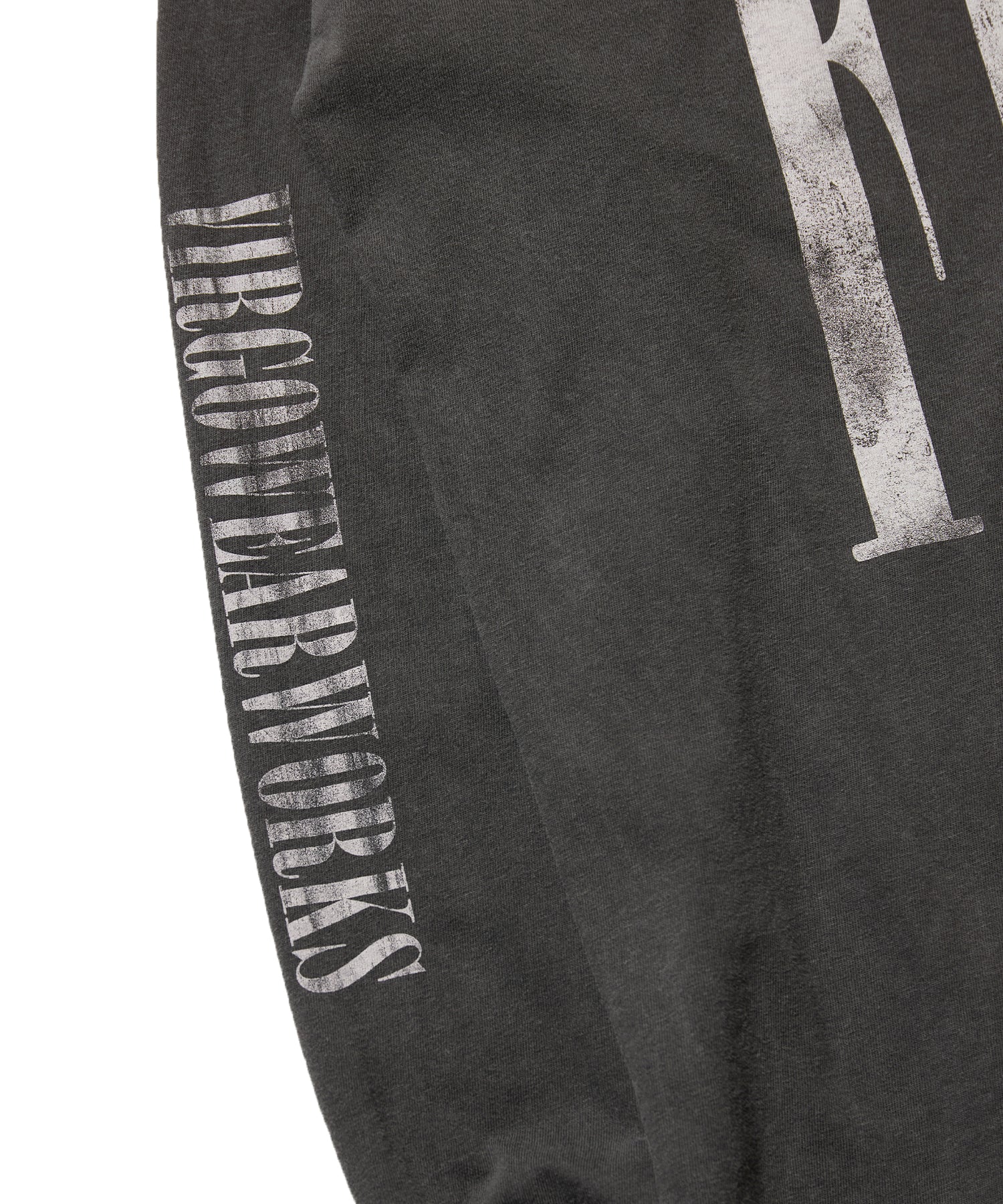 FUZZ 褪色長袖 T 恤