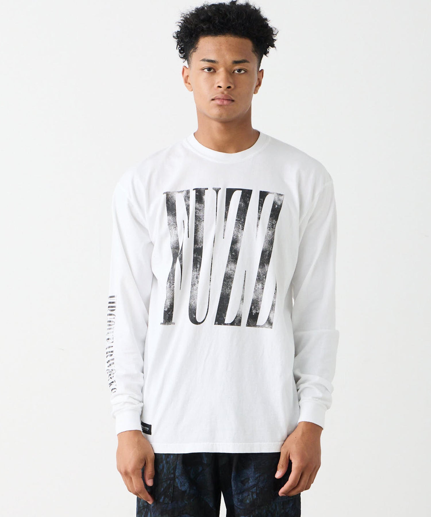 FUZZ 褪色長袖 T 恤