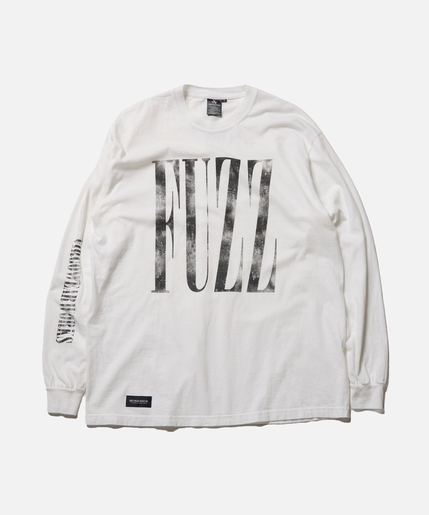 FUZZ 褪色長袖 T 恤