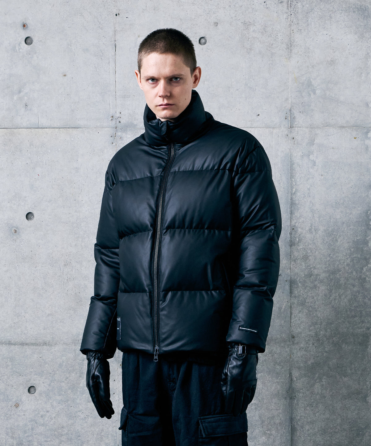 PRIME LEATHER DOWN JACKET