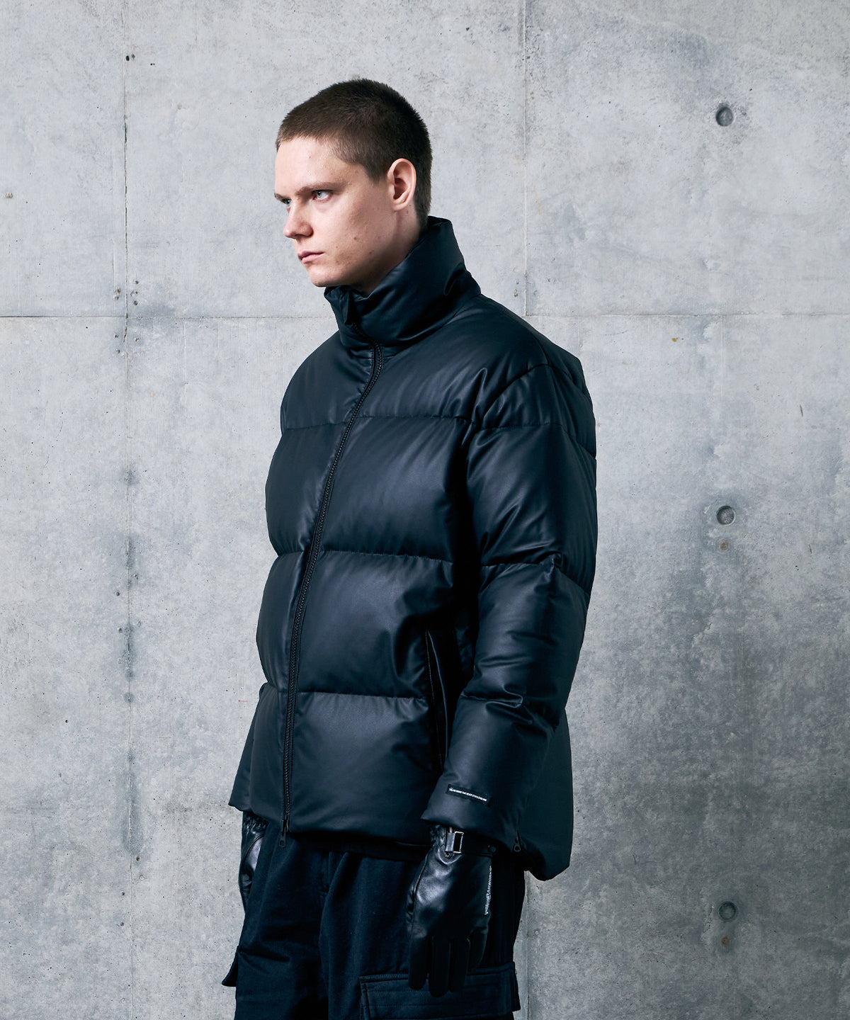 PRIME LEATHER DOWN JACKET