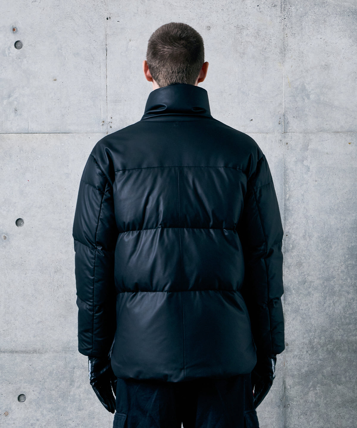PRIME LEATHER DOWN JACKET