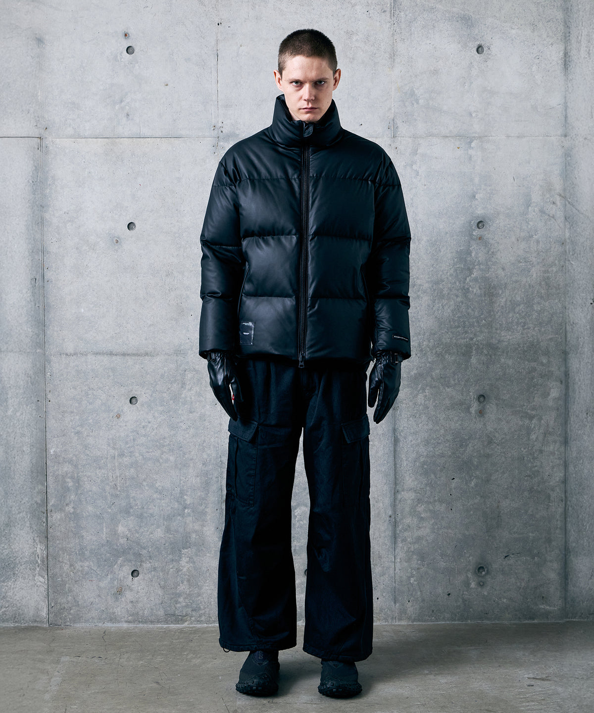 PRIME LEATHER DOWN JACKET