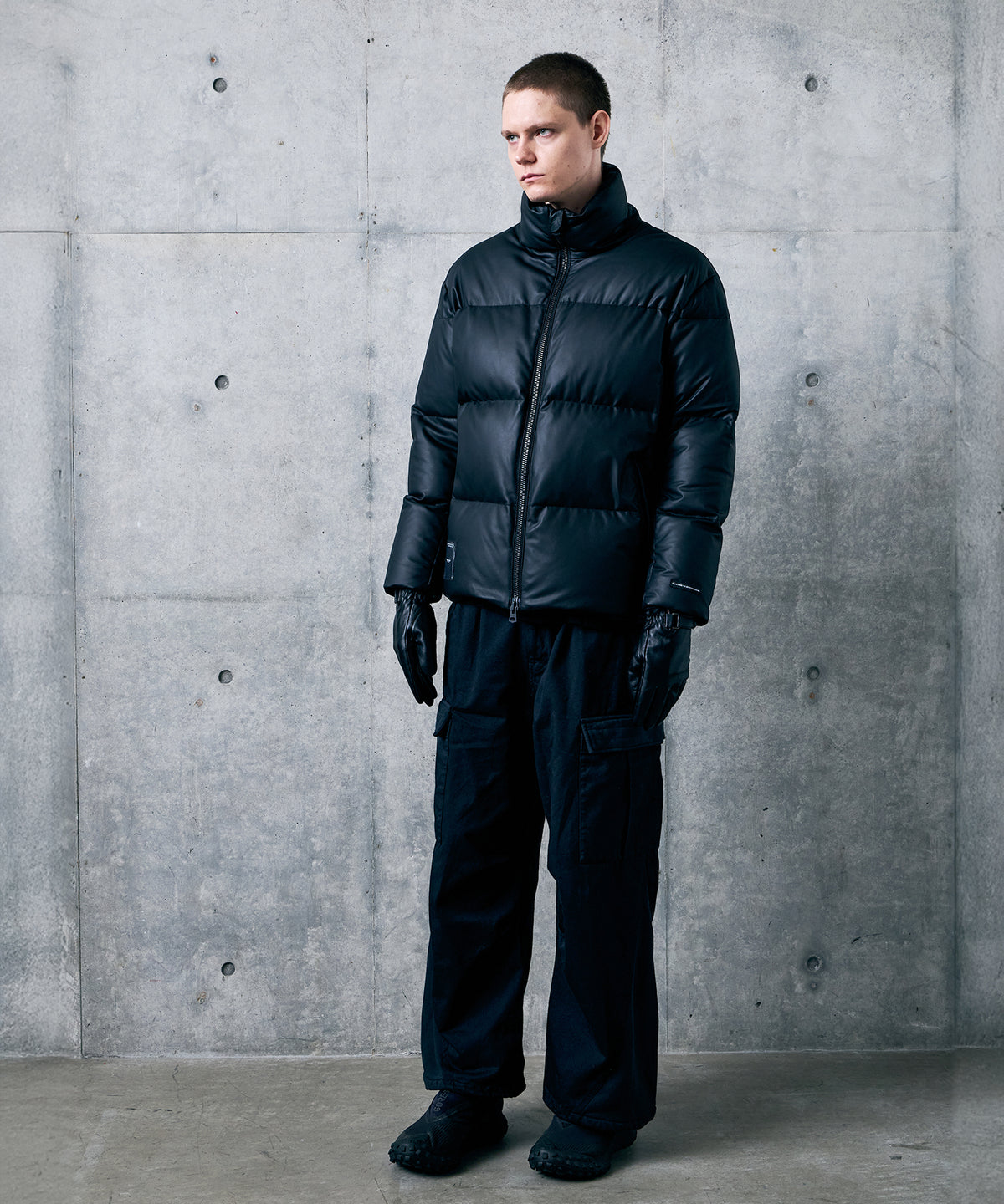 PRIME LEATHER DOWN JACKET