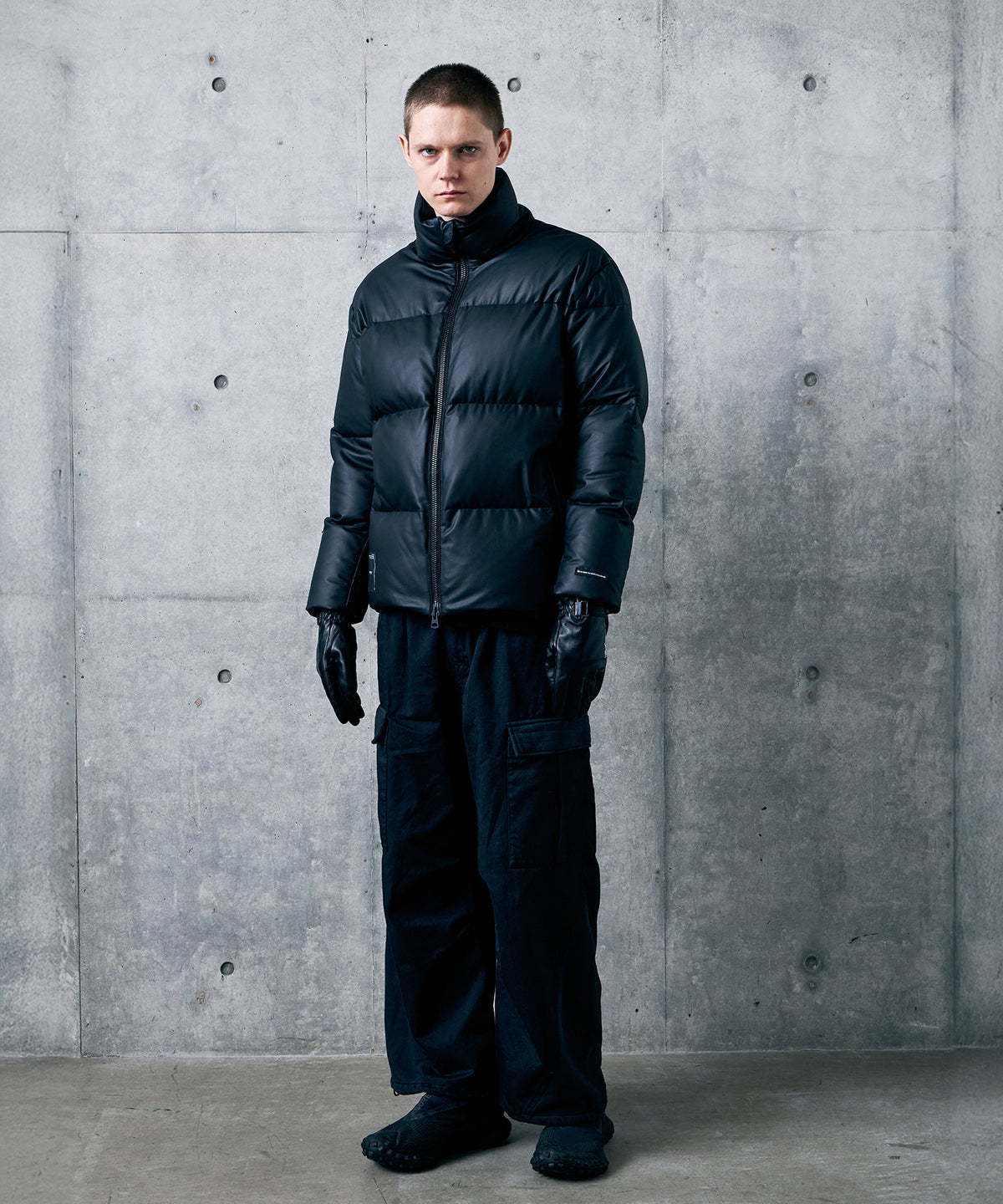 PRIME LEATHER DOWN JACKET