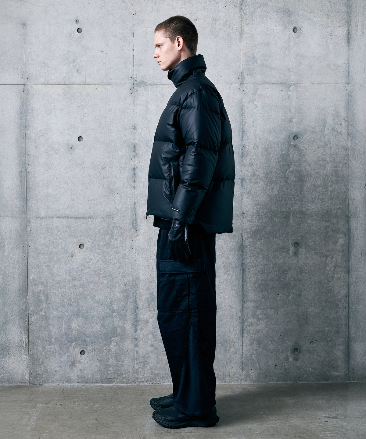PRIME LEATHER DOWN JACKET