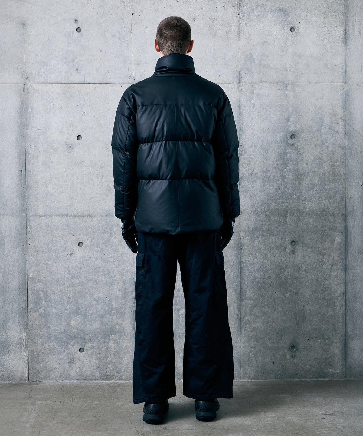 PRIME LEATHER DOWN JACKET