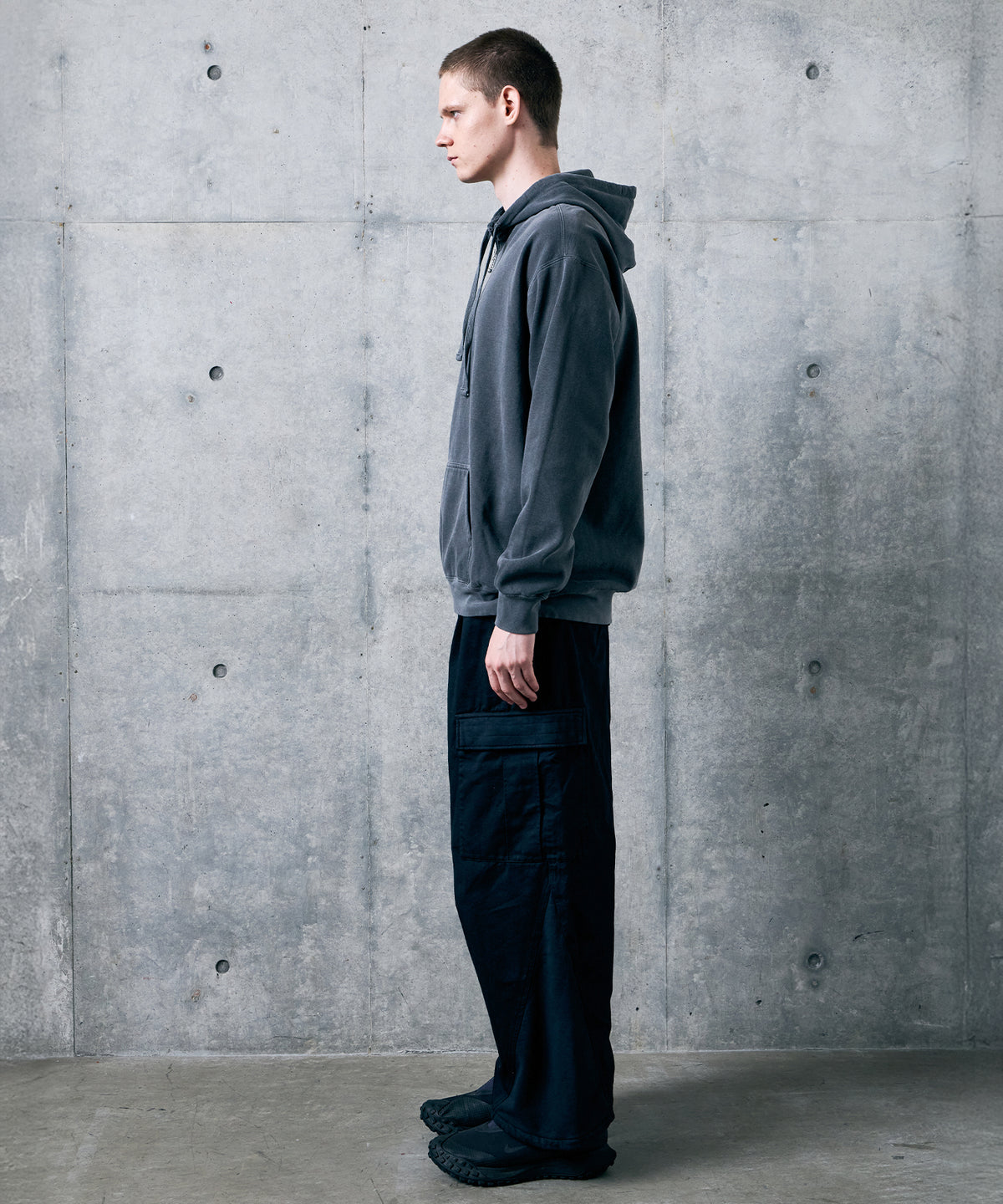 AFTERFADE HALF ZIP HOODIE