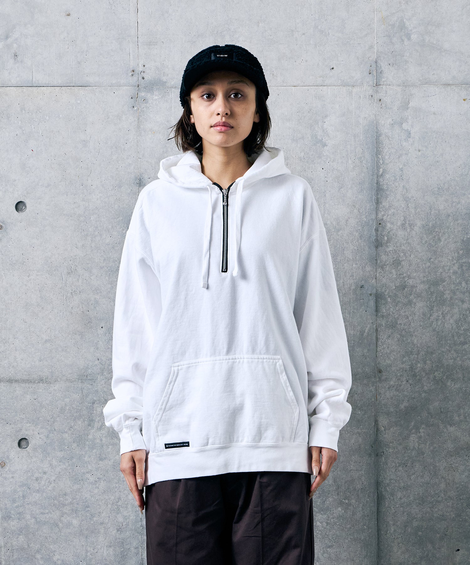 AFTERFADE HALF ZIP HOODIE