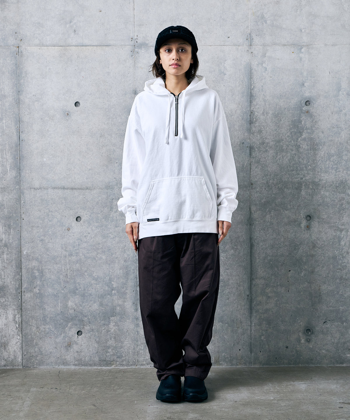AFTERFADE HALF ZIP HOODIE