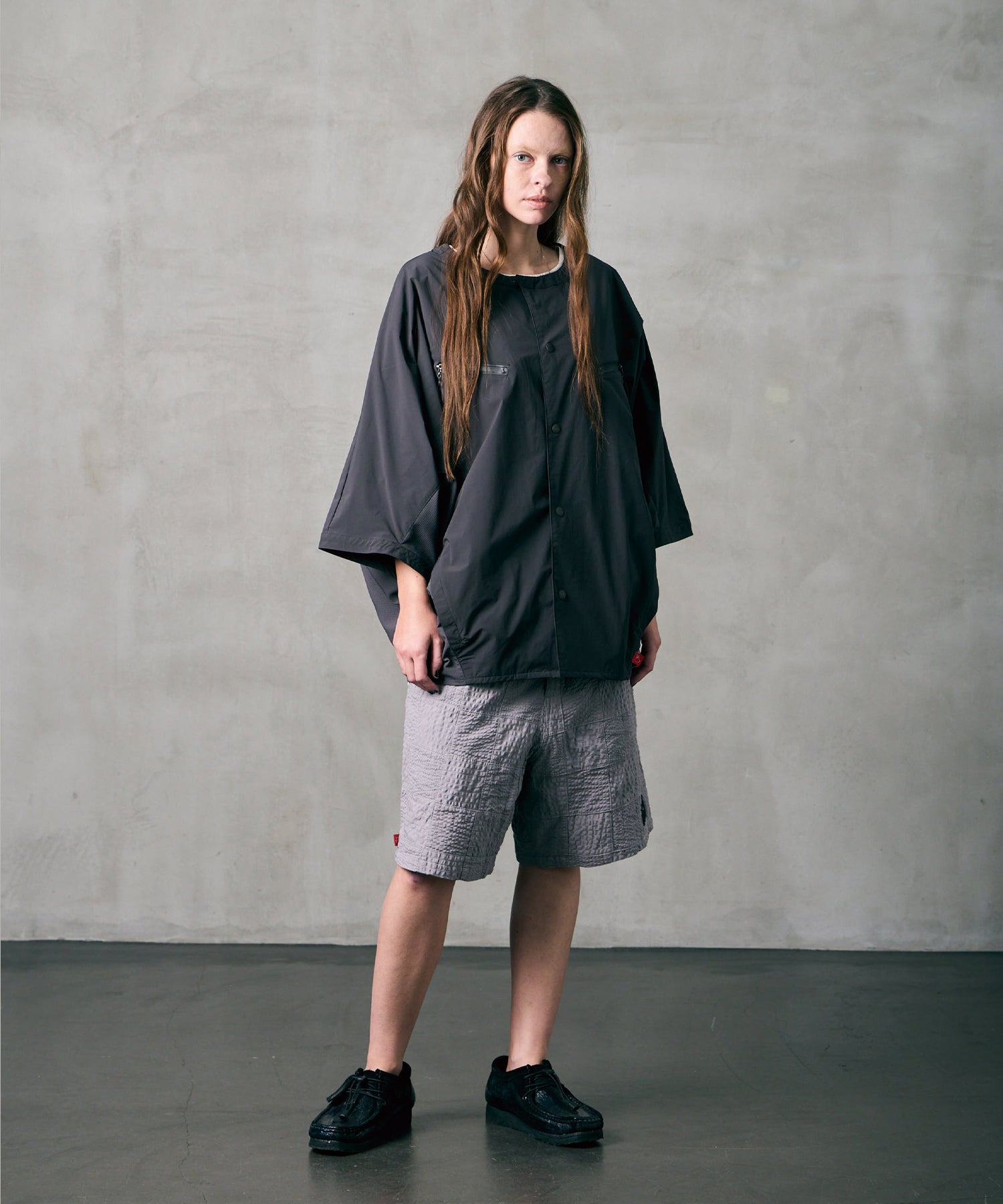 DYNAMIC DOLMAN SNAP SHIRT