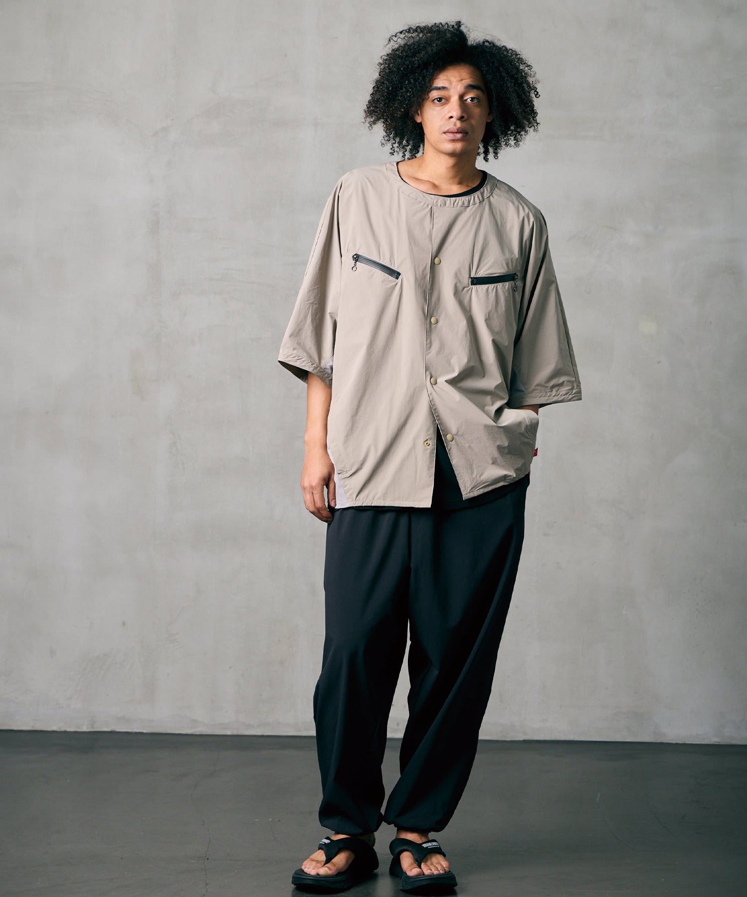 DYNAMIC DOLMAN SNAP SHIRT