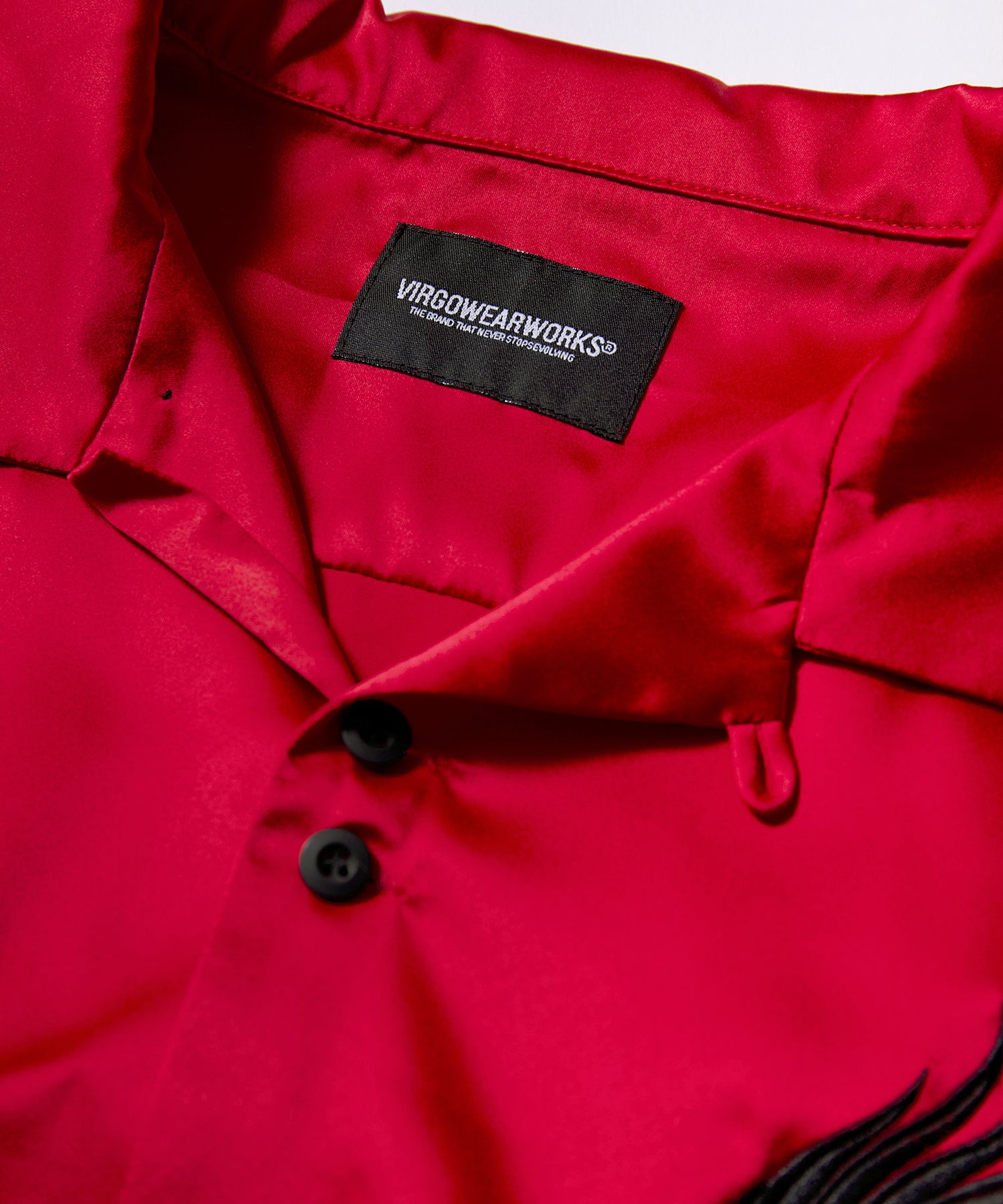 LUXE BOWLING SATIN SHIRT
