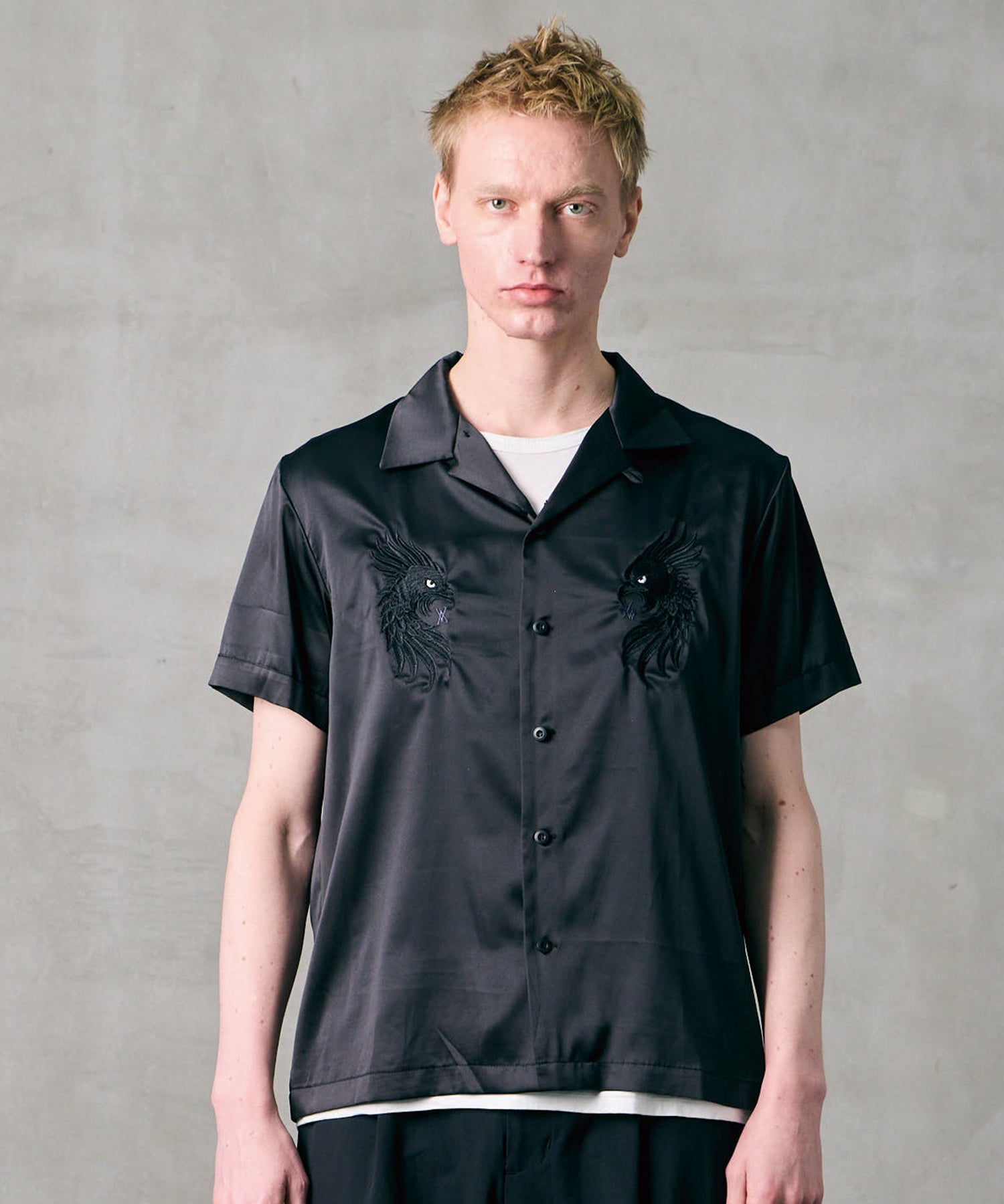 LUXE BOWLING SATIN SHIRT