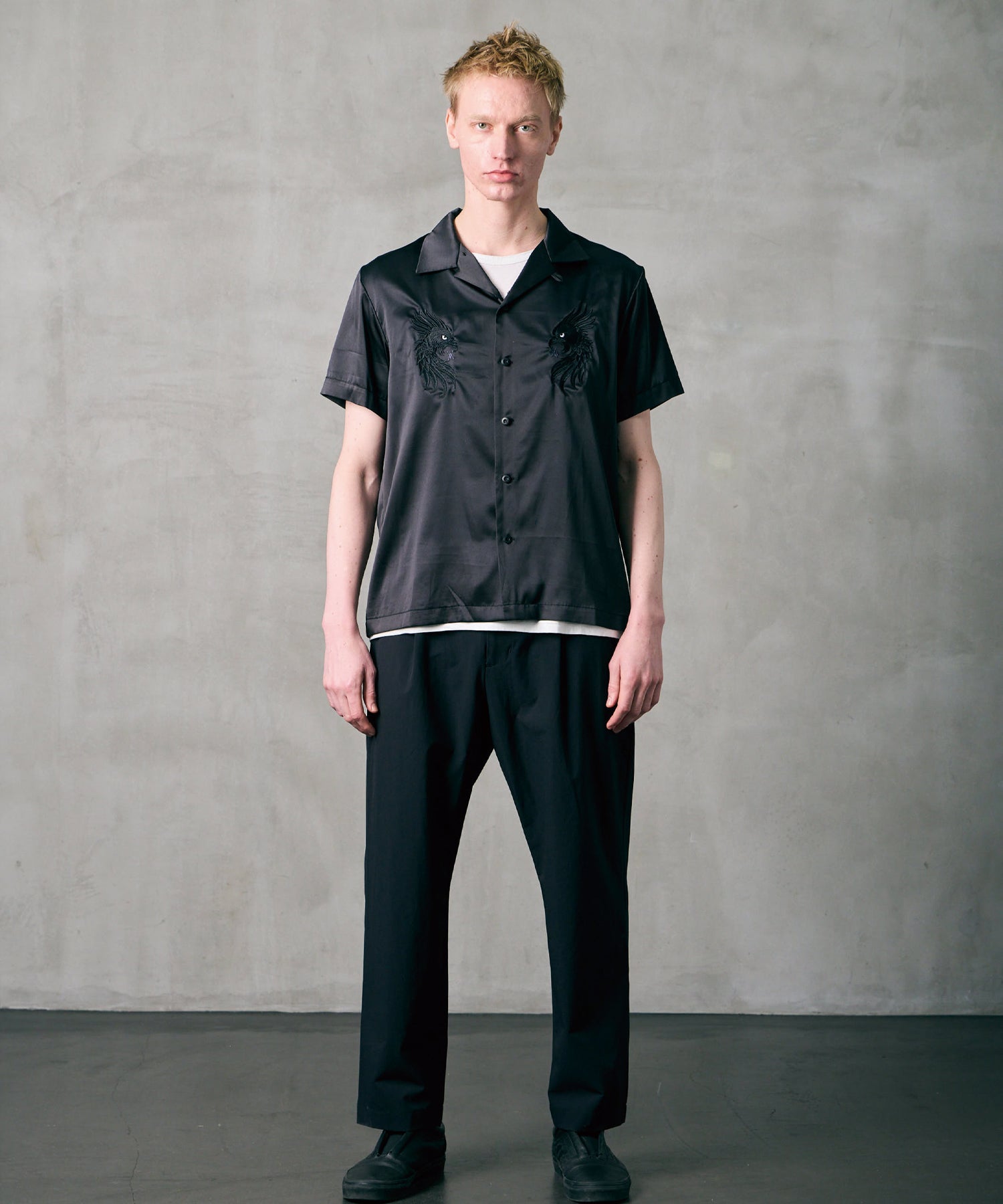 LUXE BOWLING SATIN SHIRT