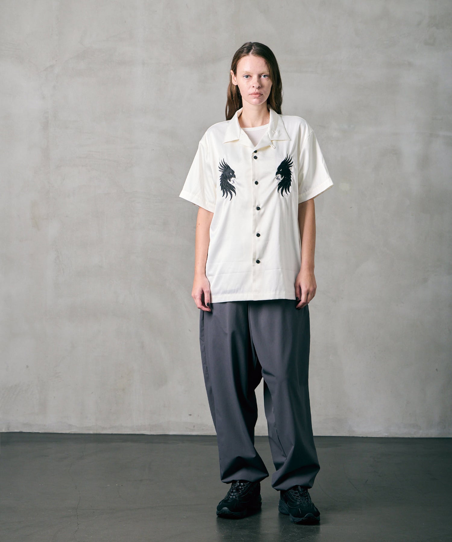 LUXE BOWLING SATIN SHIRT