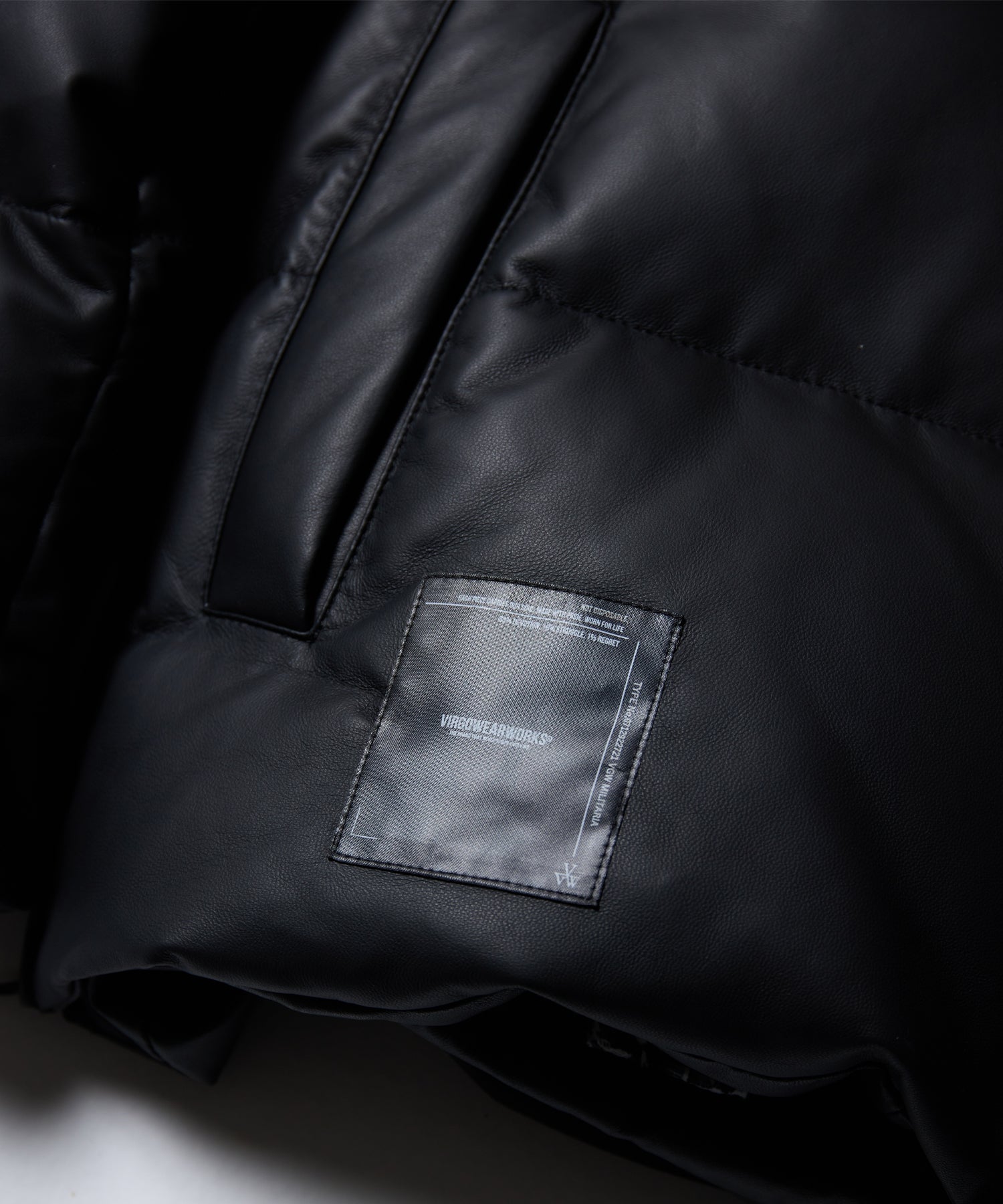 PRIME LEATHER DOWN JACKET