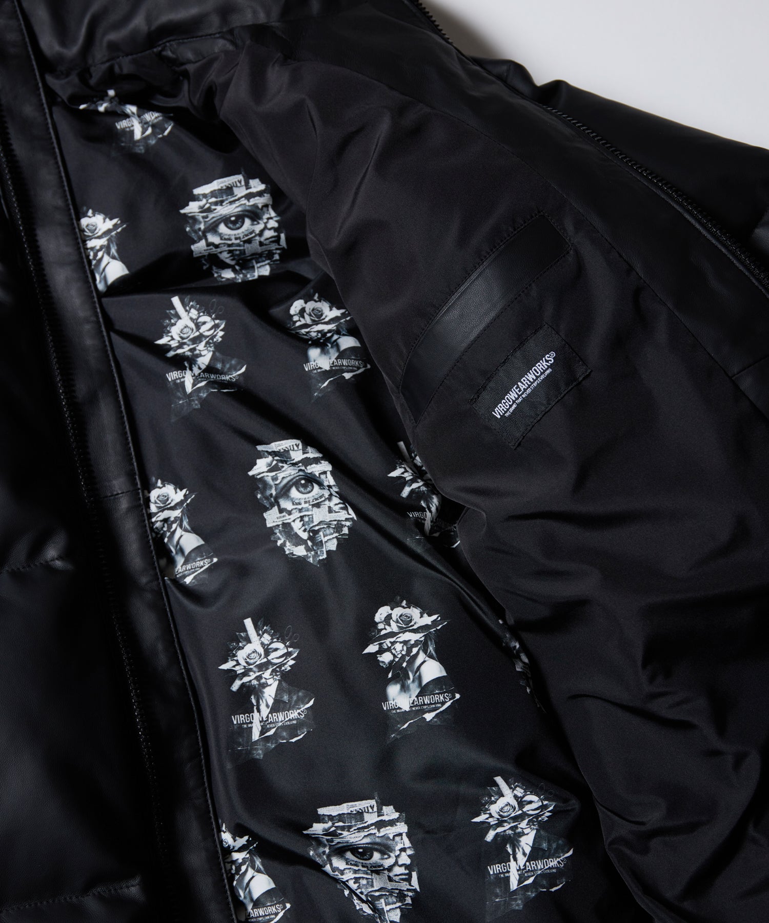 PRIME LEATHER DOWN JACKET