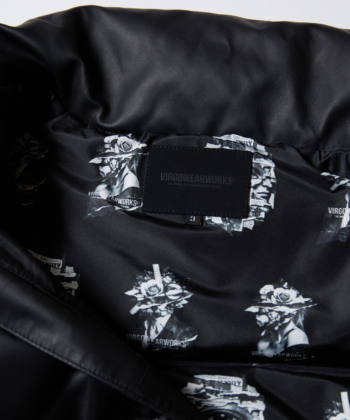 PRIME LEATHER DOWN JACKET