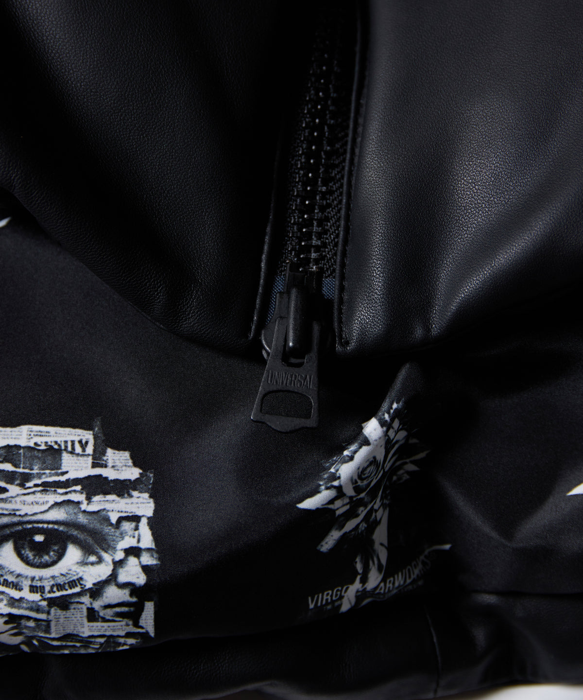PRIME LEATHER DOWN JACKET