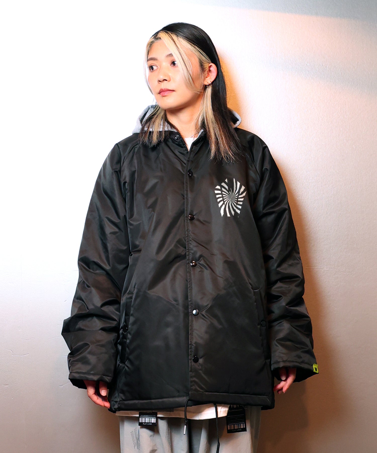Warp logo coach jacket