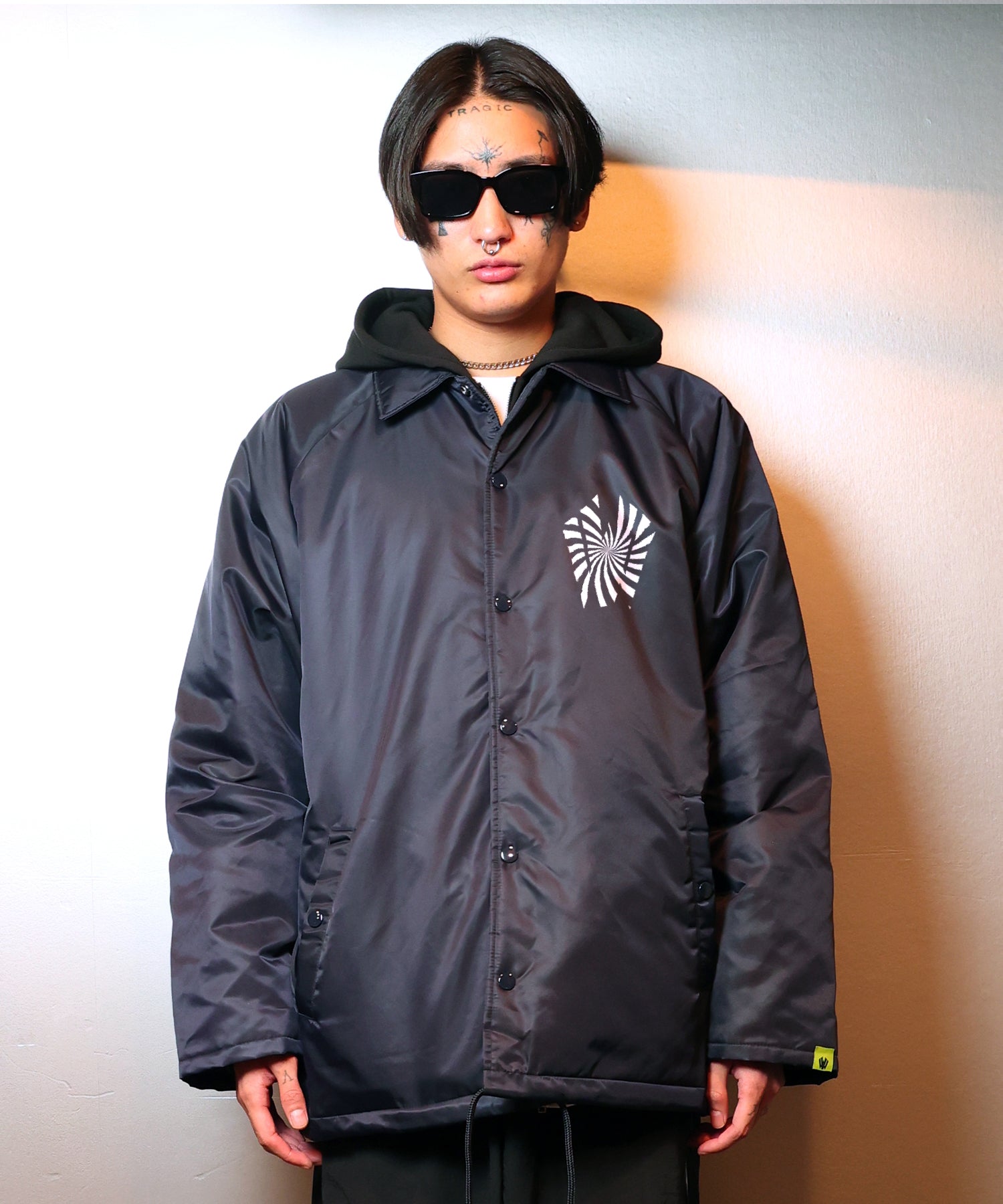 Warp logo coach jacket