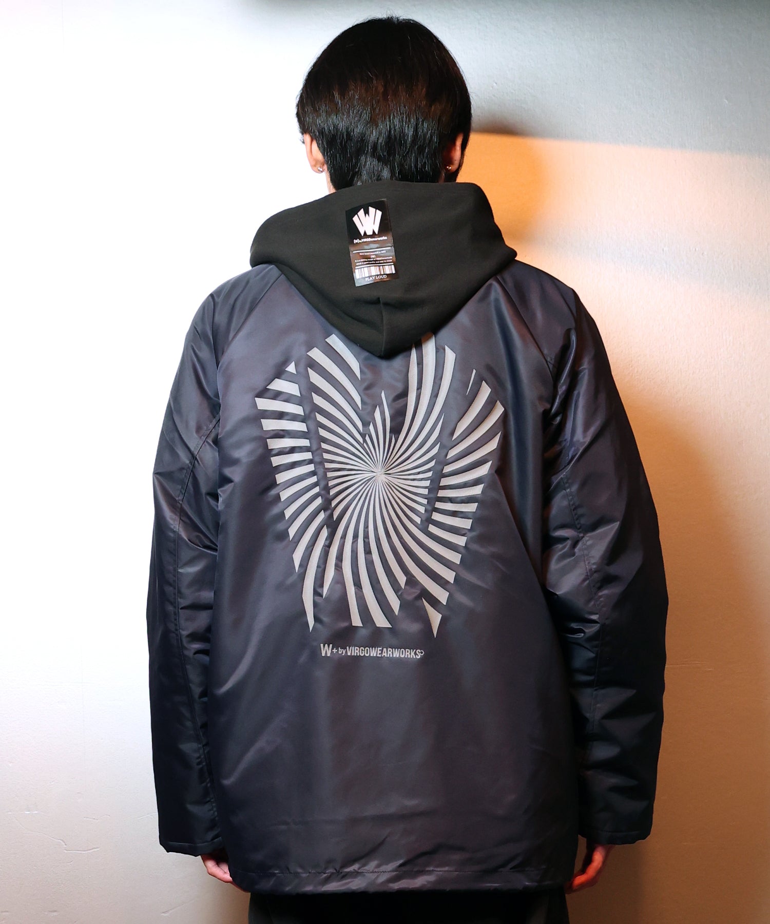 Warp logo coach jacket