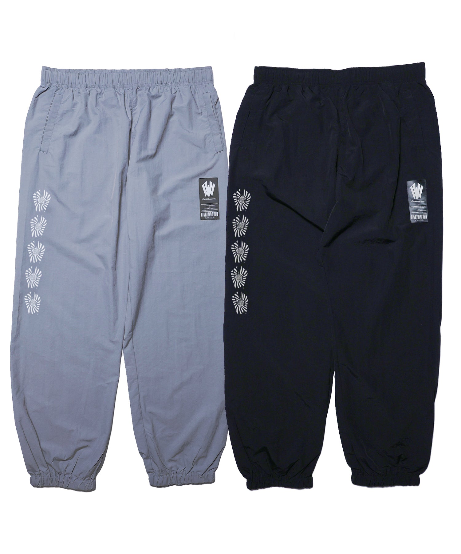 Warp logo nylon pants