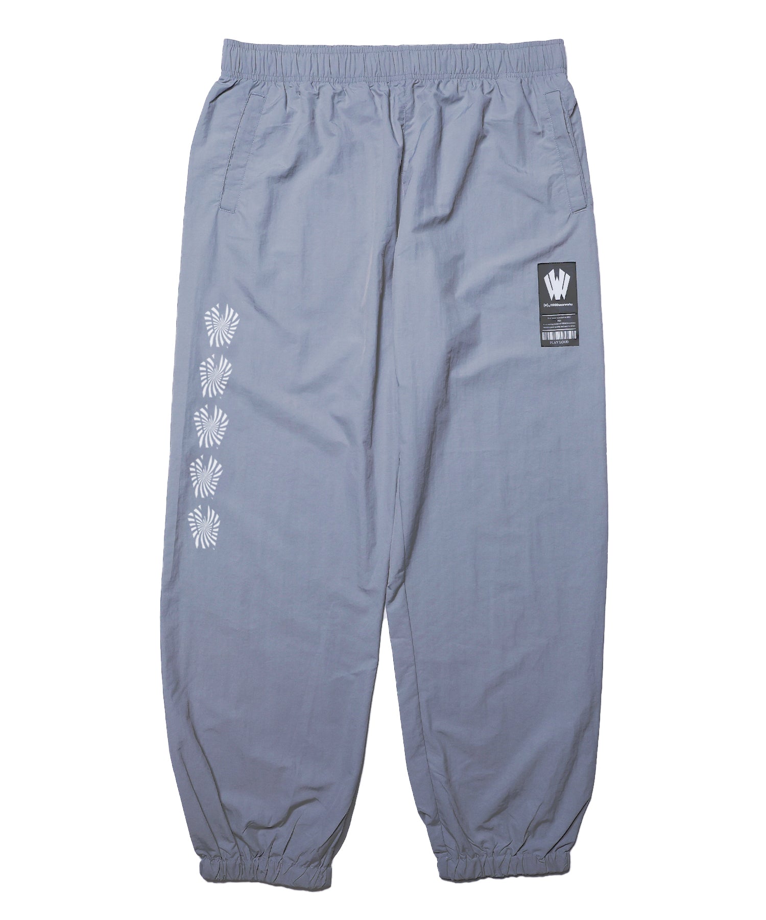 Warp logo nylon pants